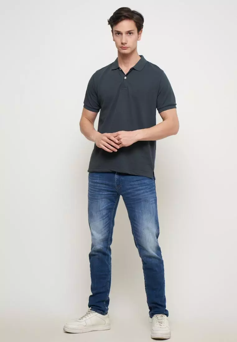 MATSUDA Kaos Polo Shirt Pria Kerah Takaishi