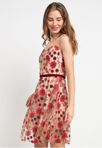 Flower Mini Dress