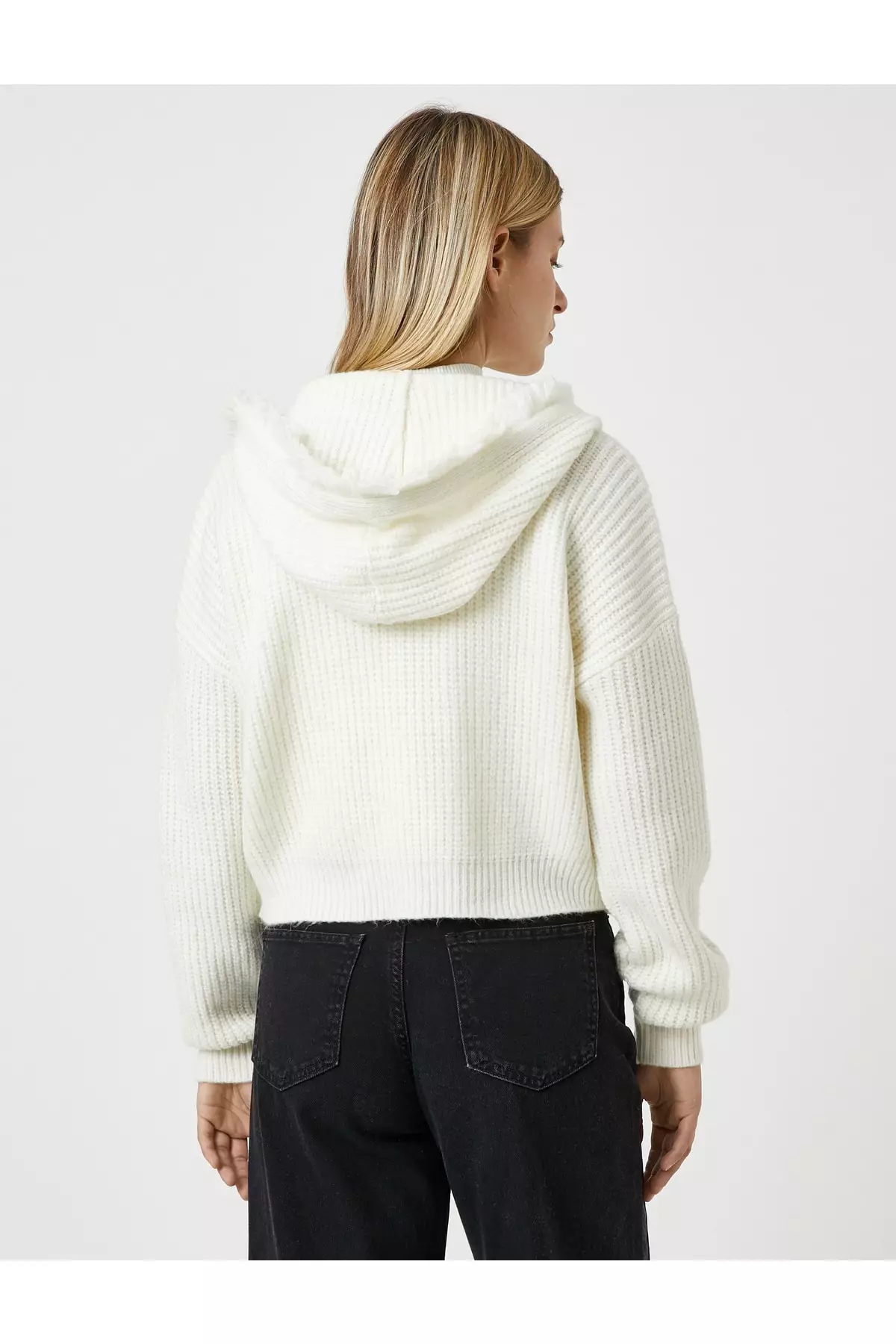 Hooded Oversized Knitted Sweater