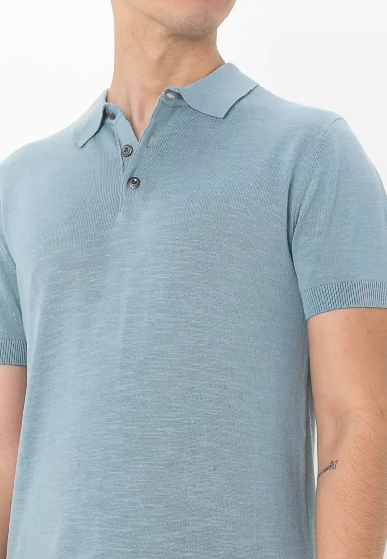 Knitted Polo Shirt