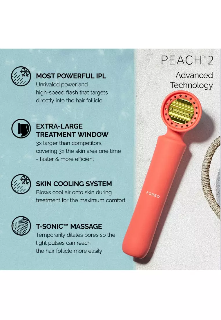 Buy FOREO FOREO PEACH 2 Advanced IPL Hair Removal Device