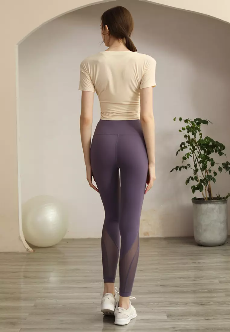 Purple sales yoga top