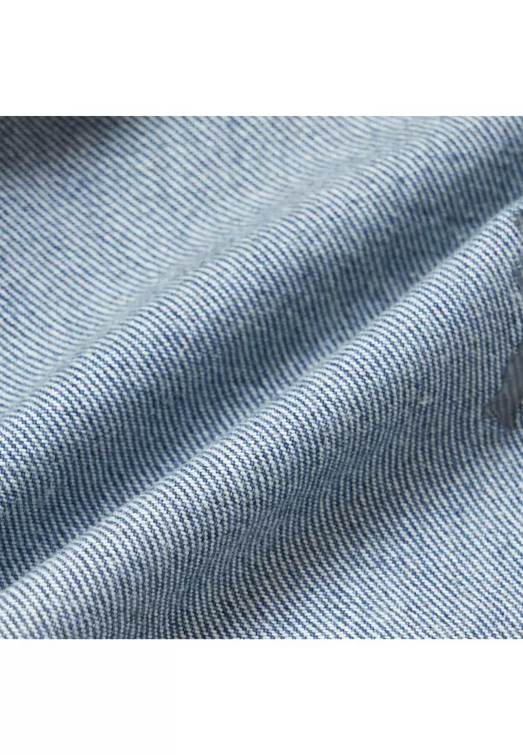 CLASSIC MONOGRAM EMBROIDERY DENIM SHIRTS NEW YORK YANKEES