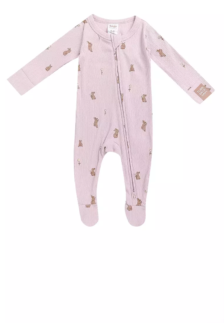 Organic Pointelle Zip Romper
