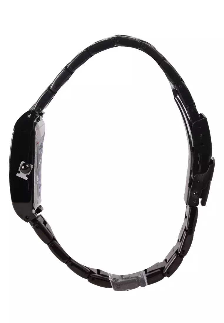 Viral Jam Tangan Analog Wanita - Black Case Black Dial - VR038