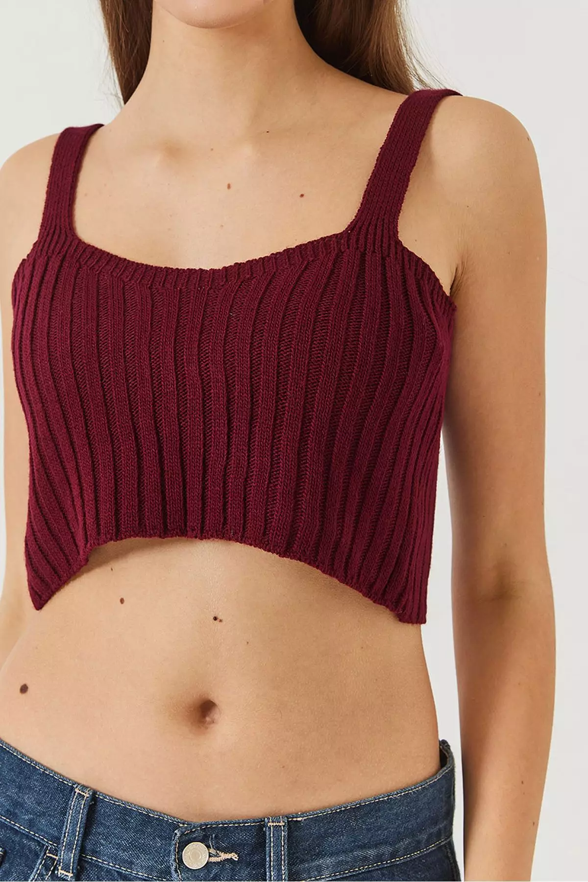 Women's Cardigan Crop Tank Top Double Knitwear Set 60261447