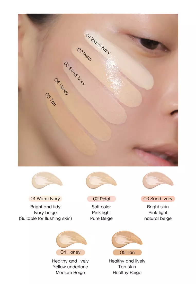 Holika Holika Hard Cover Glow Foundation EX (04 Honey)