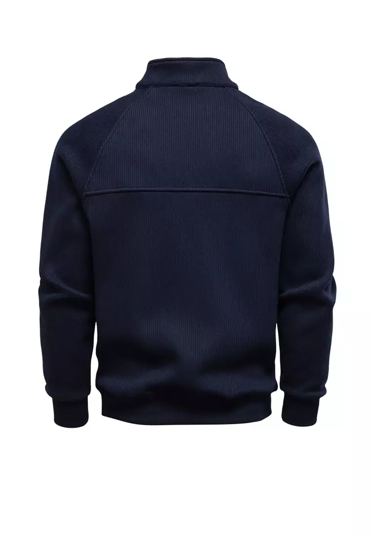 Fleece-lined Half-zip Sweatshirts AX-HD3026