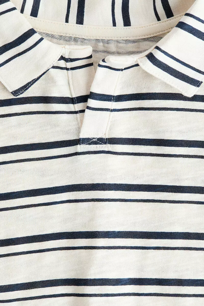 Cotton jersey polo shirt