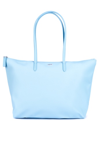 Buy Lacoste Women S L 12 12 Concept Zip Tote Bag 21 Online Zalora Philippines