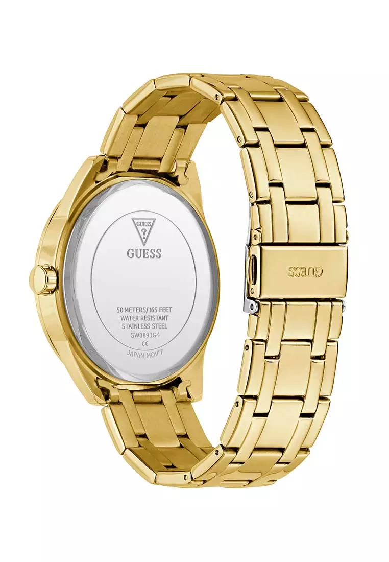 GUESS Gents Watch ELLIOT GOLD TONE - GW0893G4