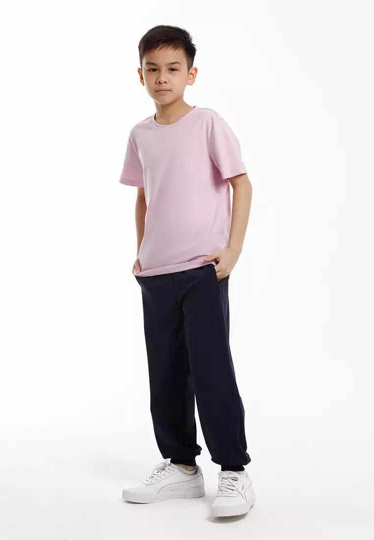Forest Kids Unisex Premium Soft-Touch Cotton Regular Fit Round Neck T-Shirt - FK82001-72LtPurple