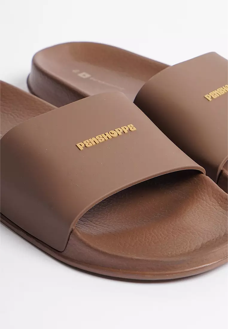 Buy Penshoppe Men s All Rubber Slides With Branding 2024 Online