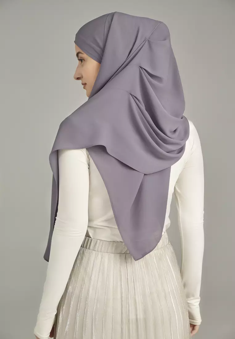 HUSNA ORIKAMI BOX PLEATED SCARF