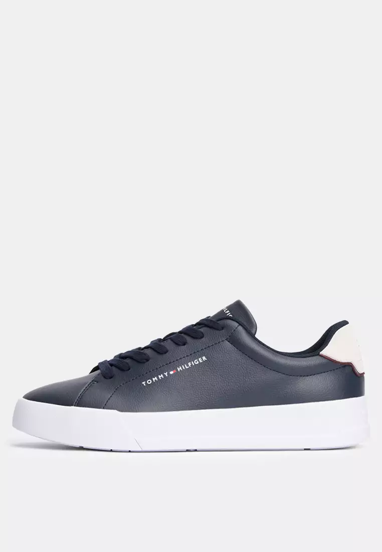 Court Leather Sneakers - Tommy Mainline