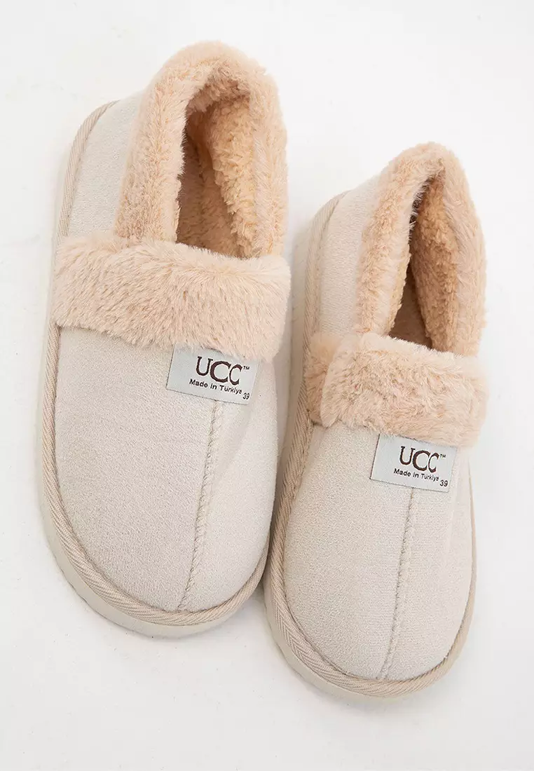 Plush Bedroom Slip Ons