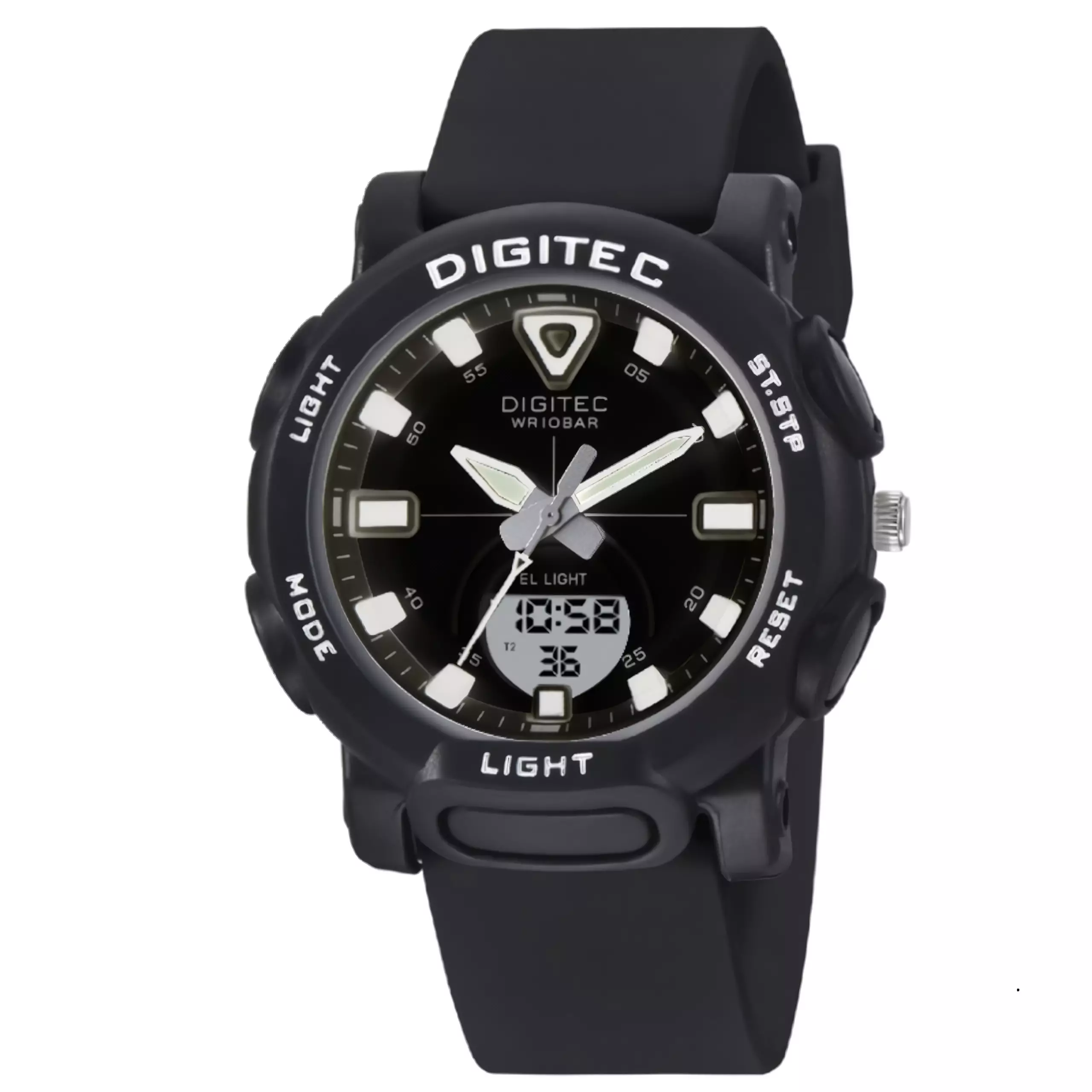 Jam Tangan Digitec 4150 Analog-Digital Water Resist Original