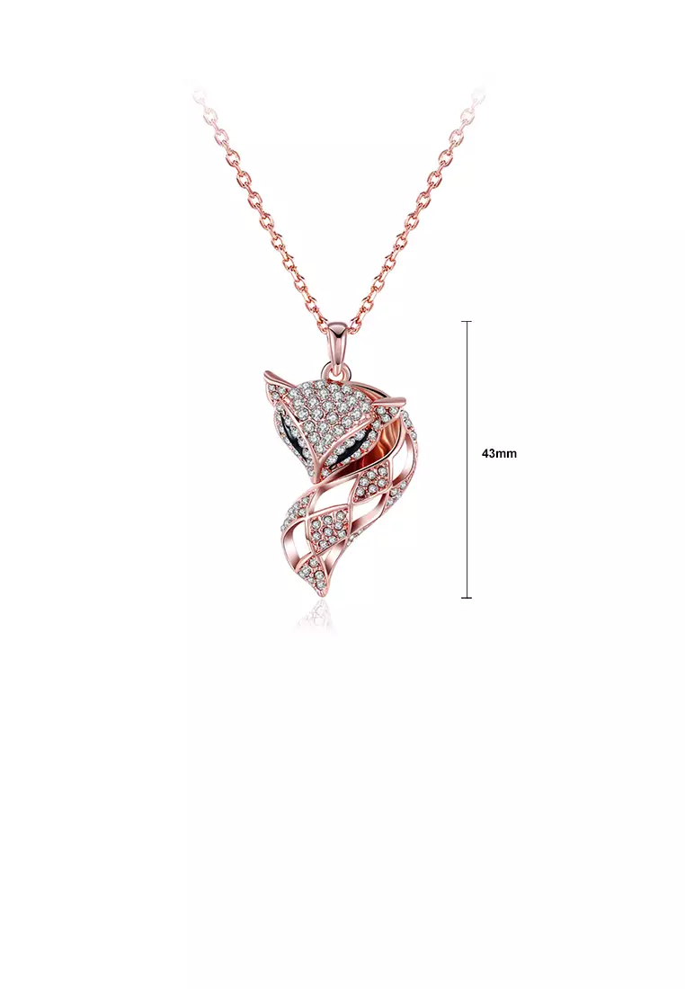 Gold fox pendant 2025