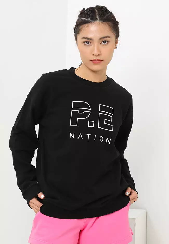 Pe nation heads up sweater black cheap