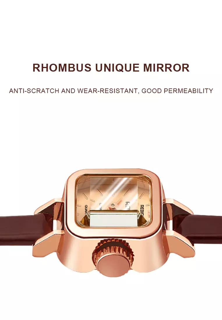 Jam Tangan Wanita Kasual Tali Kulit Anti Air Terbaru Jam Tangan Cewek Watch