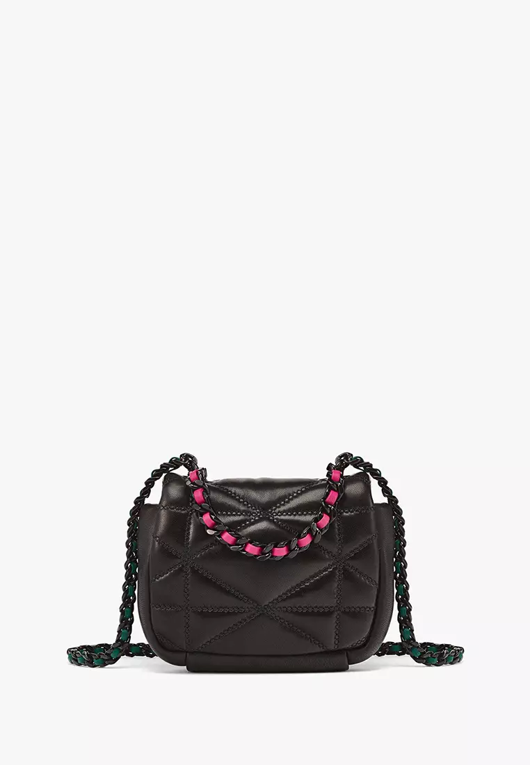 Travia Satchel in Cloud Quilted Leather
