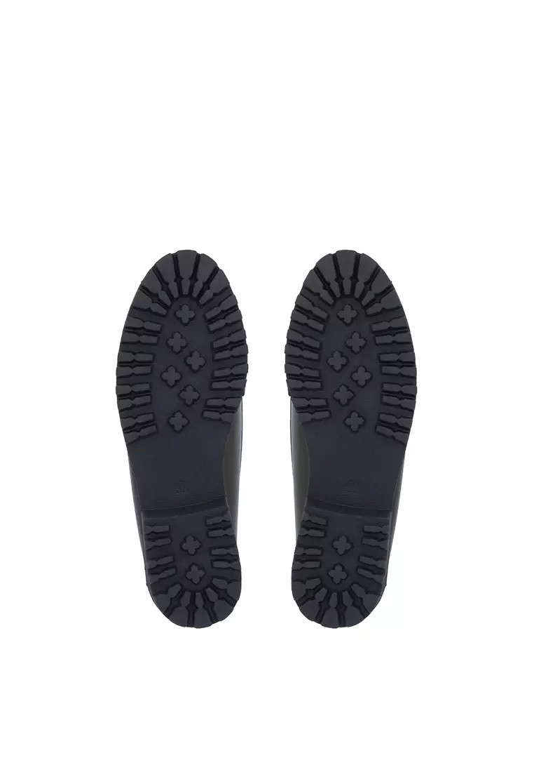 Dark Green Heidi Loafers