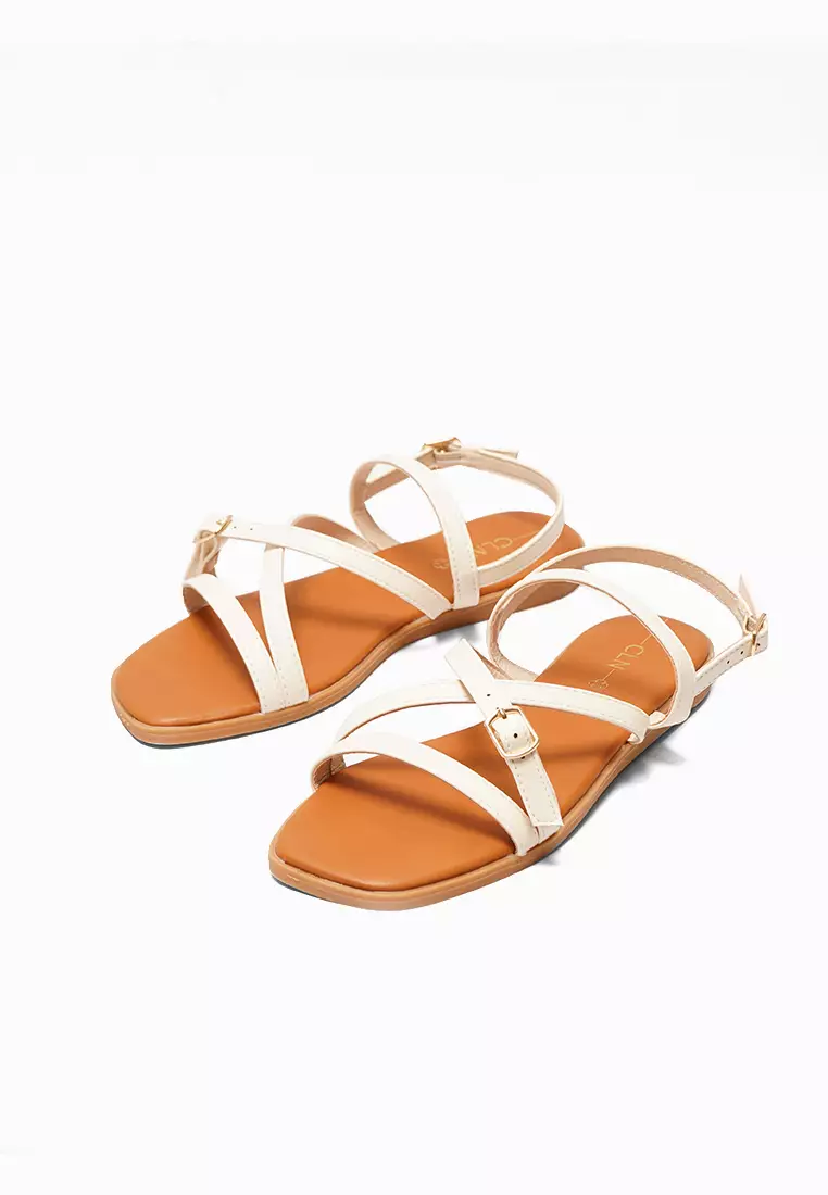 Shop Cln Flat Sandals Women Heels with great discounts and prices online -  Oct 2023