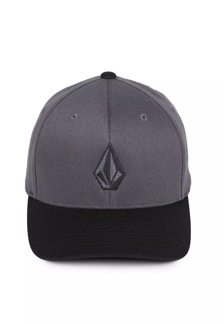 Jual Volcom MCP FULL STONE FLEXFIT HAT ASPHALT BLACK Original 2026 ...