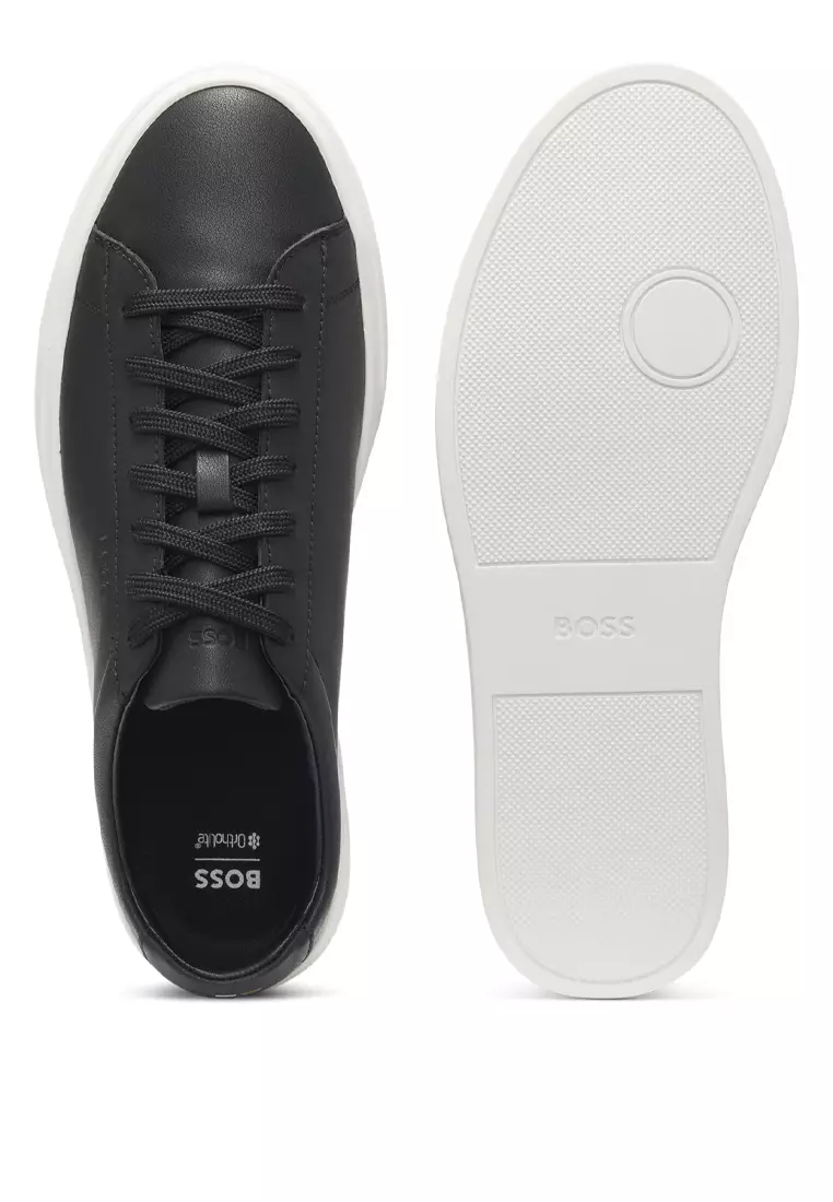 Kieran Leather Trainers - BOSS Mainline