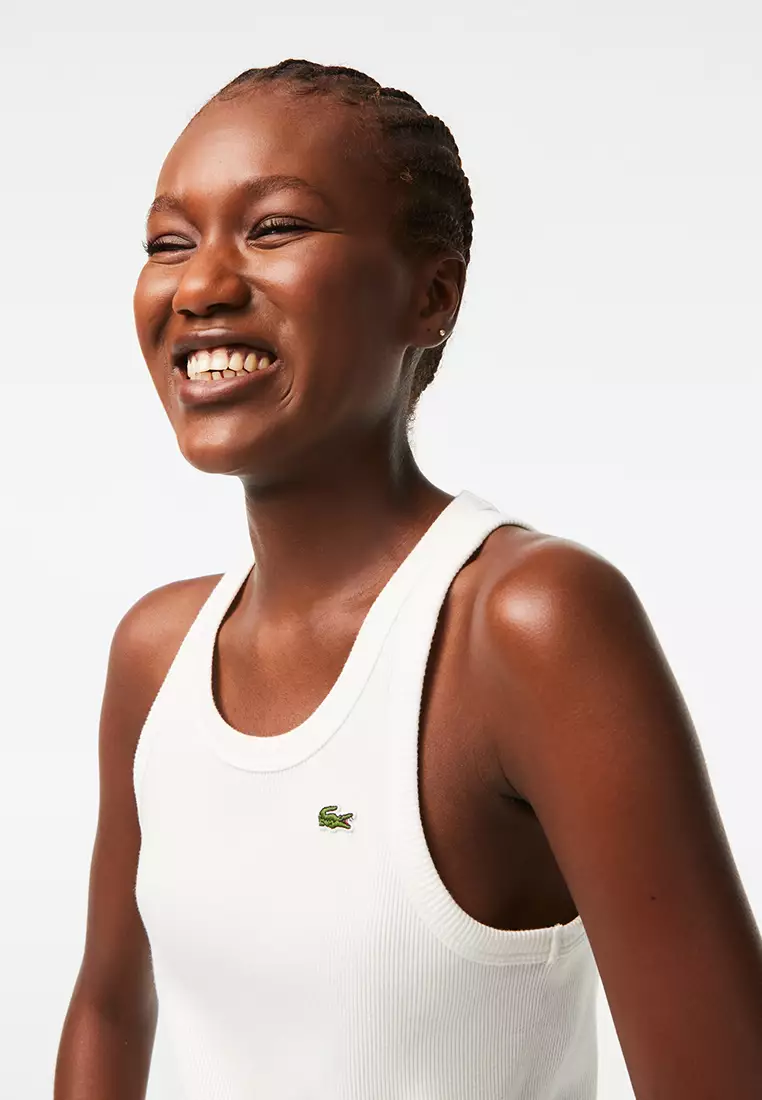 Women’s Lacoste Slim Fit Organic Cotton Tank Top