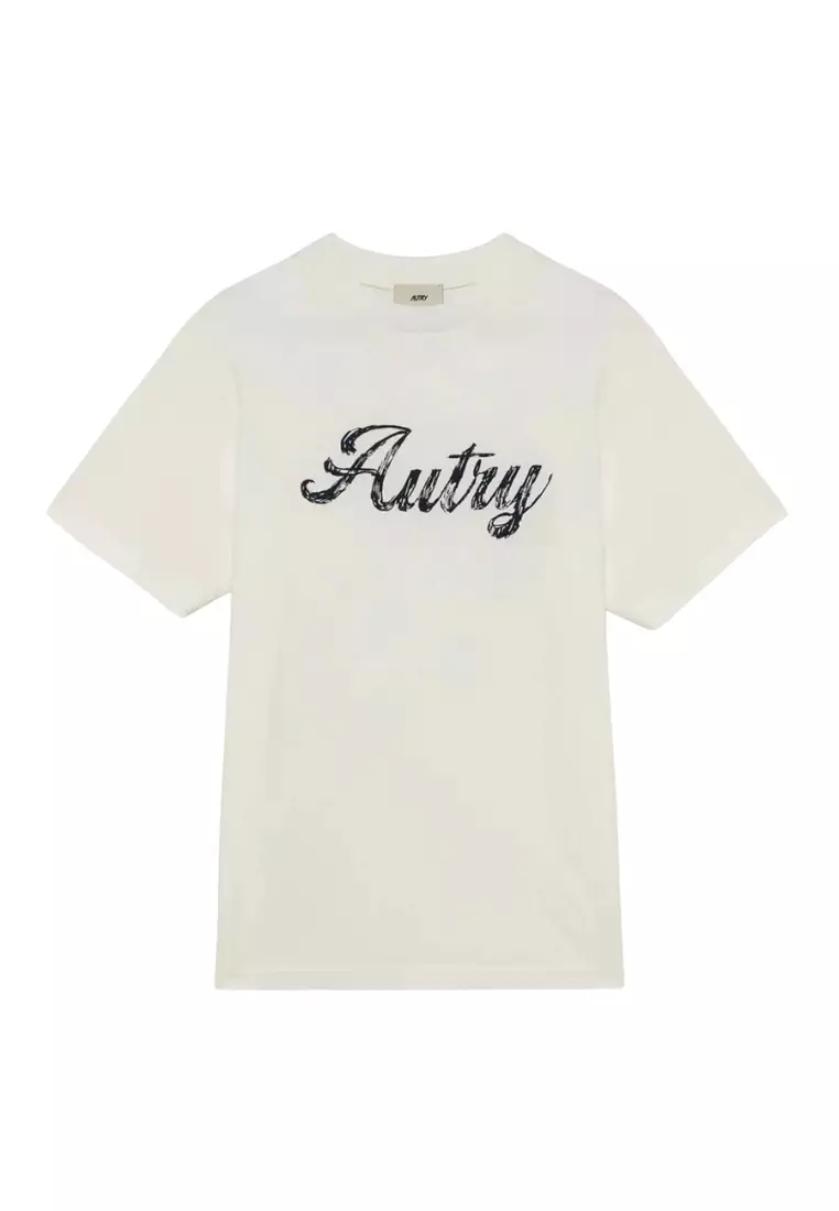 Buy Autry AUTRY - HERITAGE AUTRY LOGO GRAPHIC TEE MAN (WHITE) 2026