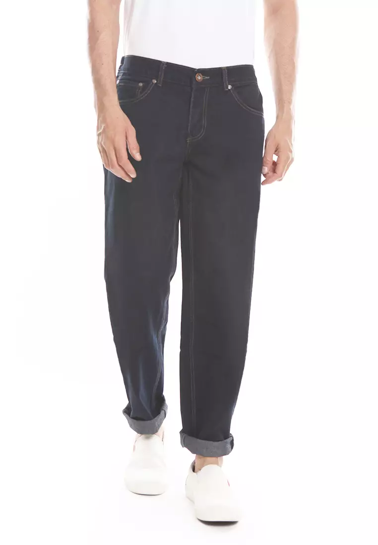 Dad Jeans Blue Black DJ2102