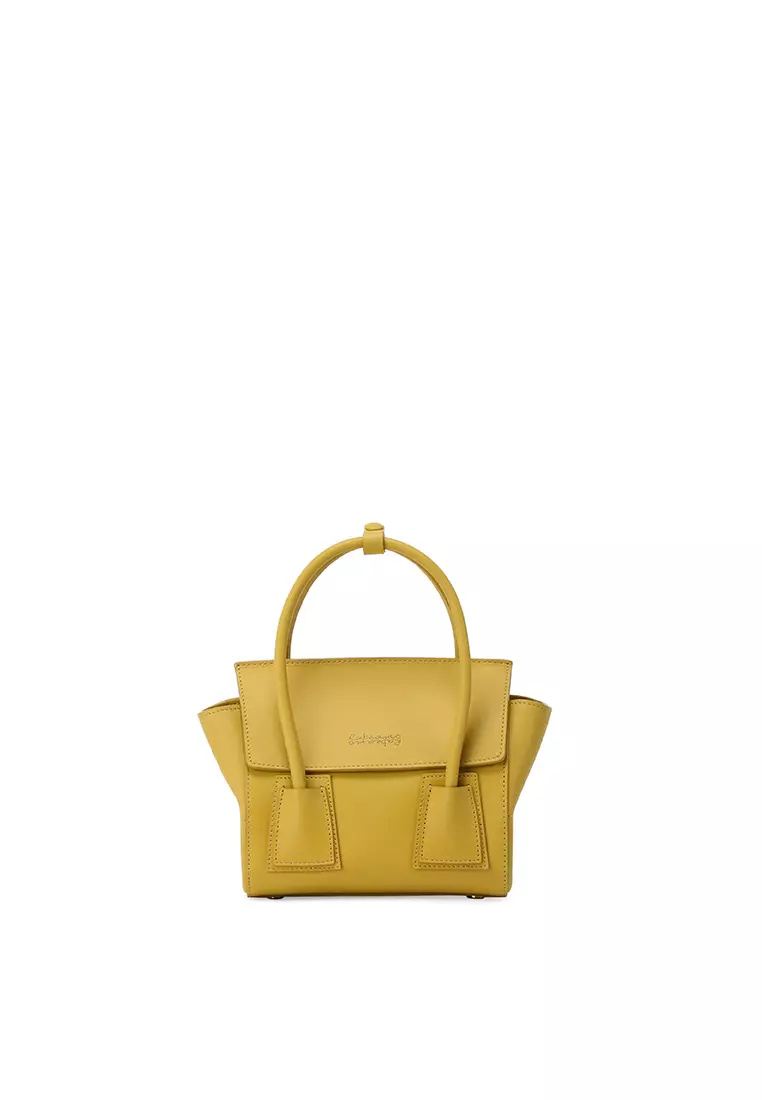 UNNI Mini Top Handle Bag - Mustard