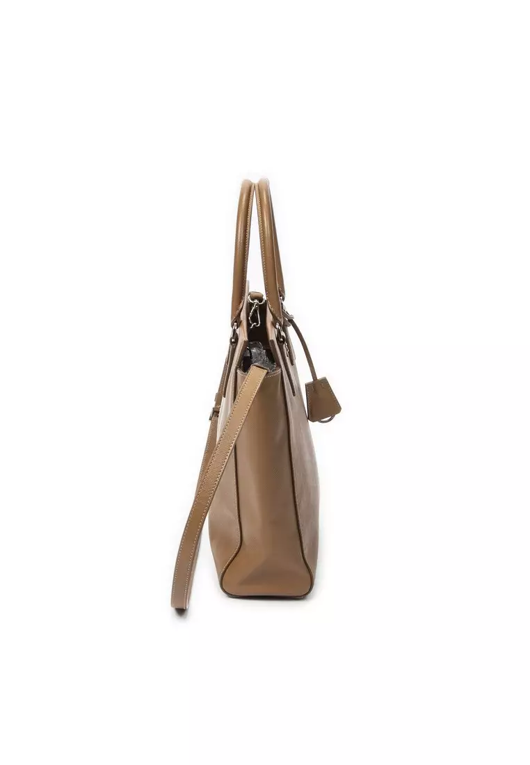 Buy Prada Pre-Loved Square Open Tote 2026 Online | ZALORA