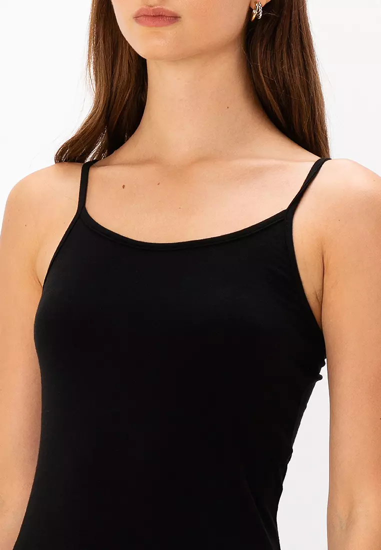 Sleeveless strap dress discount