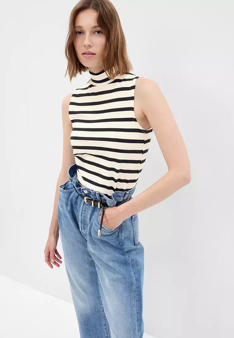 Mock Neck Top