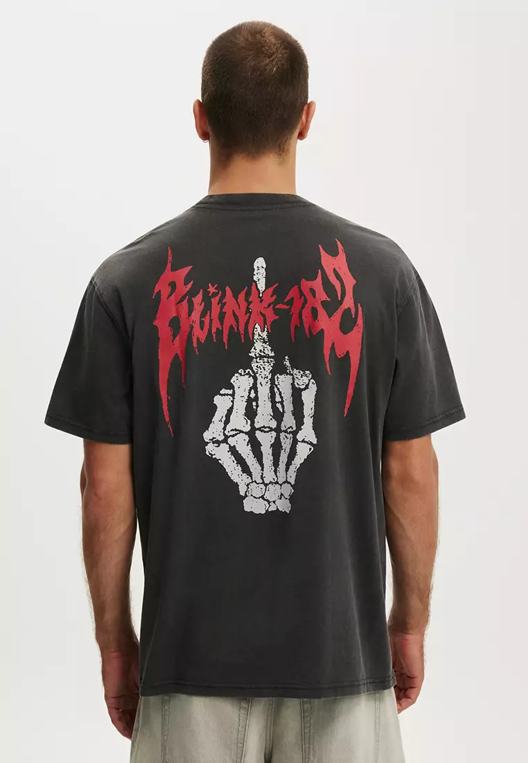 Cropped Fit Music T-Shirt