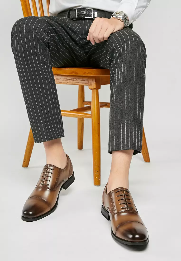 Carved Business Leather Shoes KB96-3