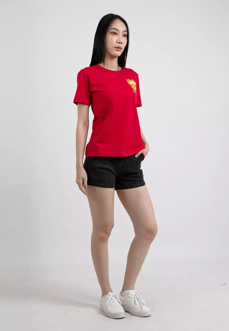 Forest Ladies Stretchable Denim Short Pants Casual Elastic Denim Shorts Women - 860162-01Black