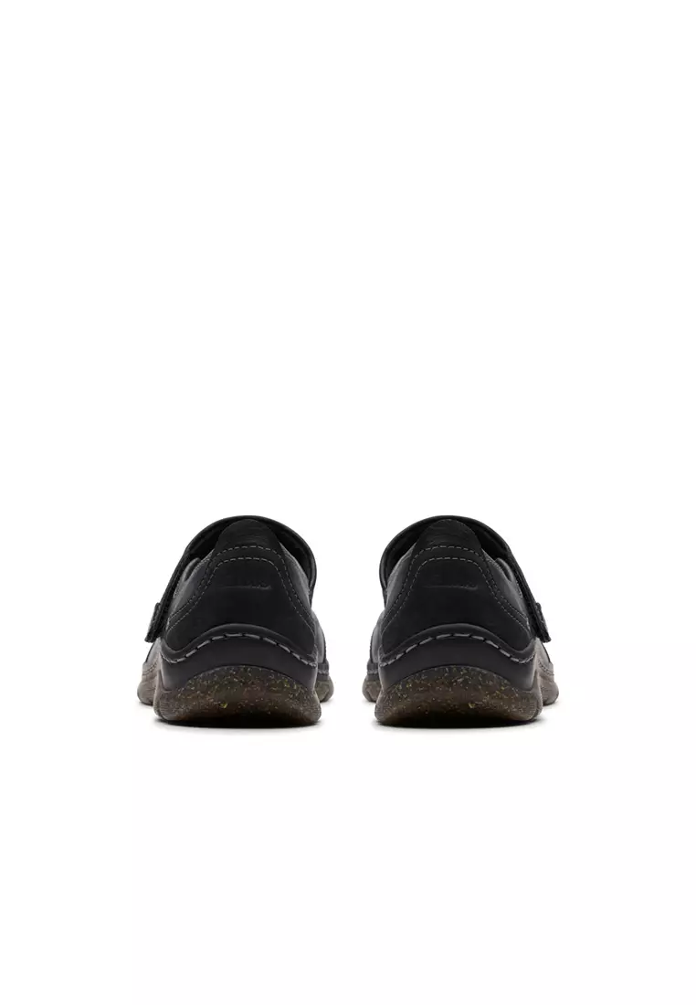 Womens Orlene Jane Mary Jane Black Leather - Wide Feet