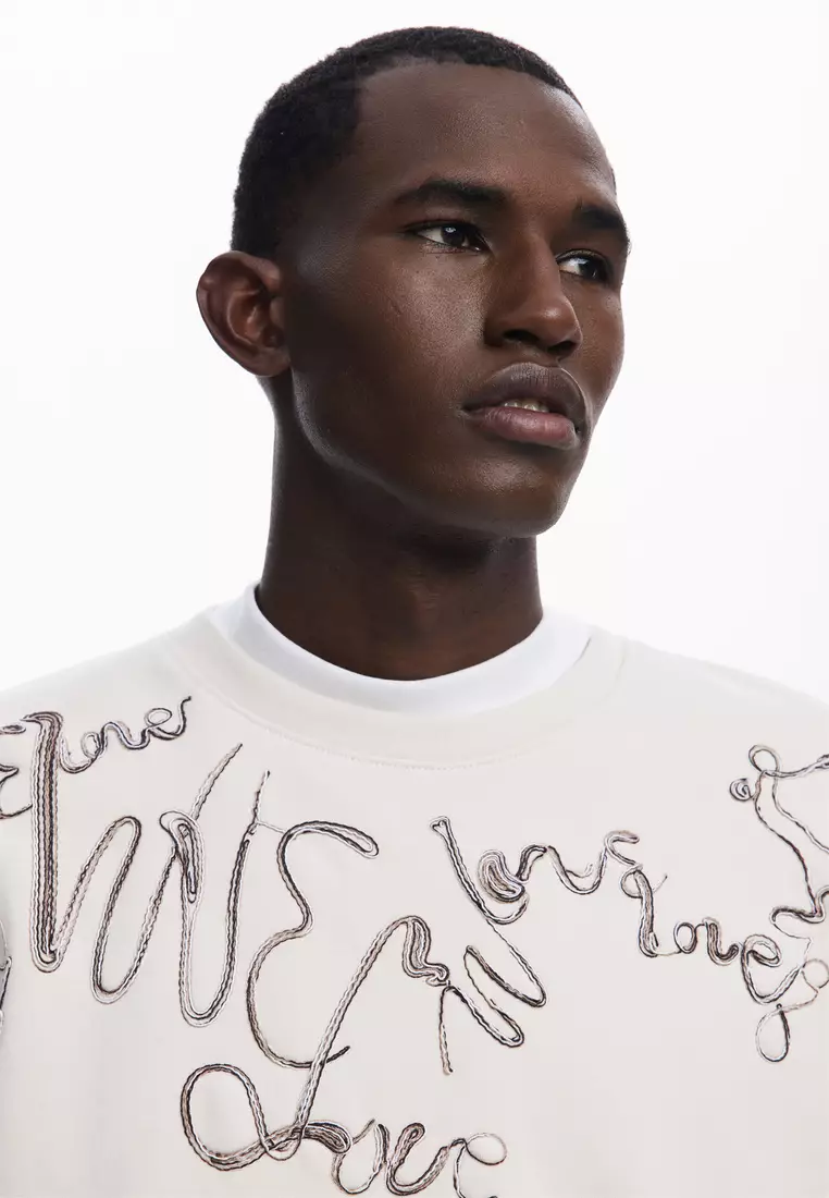 Embroidered sweatshirt