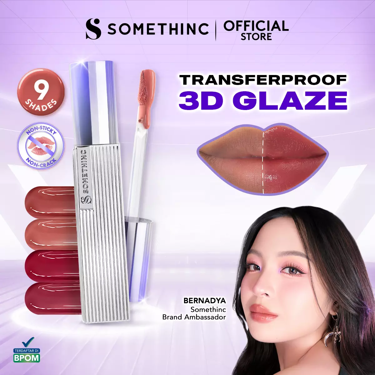 SOMETHINC Forever Stay Comfort Lip Glaze - 03 Treschic