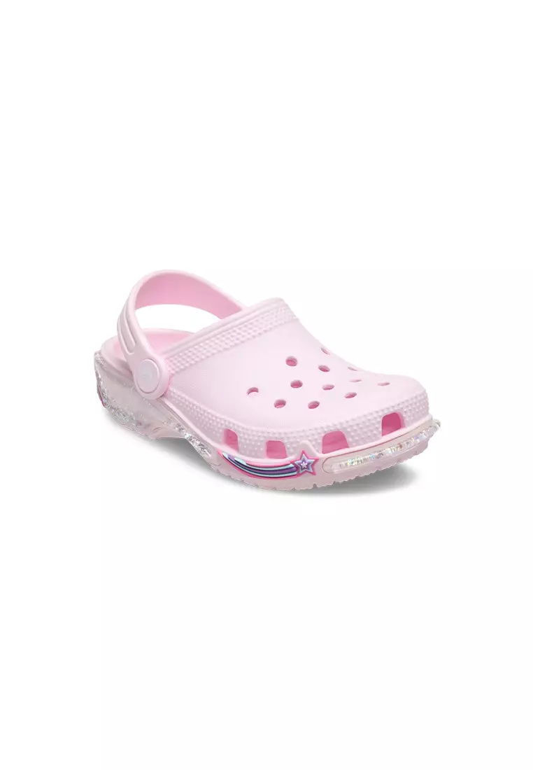 Buy Crocs Kids' Classic Star Sprinkling Clog in Pink Milk 2025