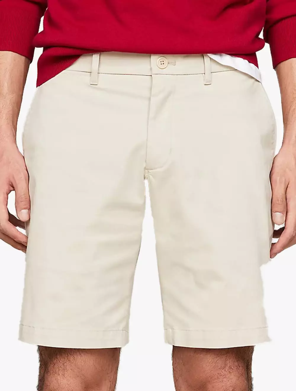 TOMMY HILFIGER - BROOKLYN 1985 COLLECTION CHINO SHORTS - STONE - STONE