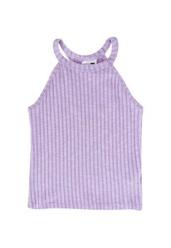Cotton On Kids purple Leah Rib Tank Top F0847KAB46A47DGS_1