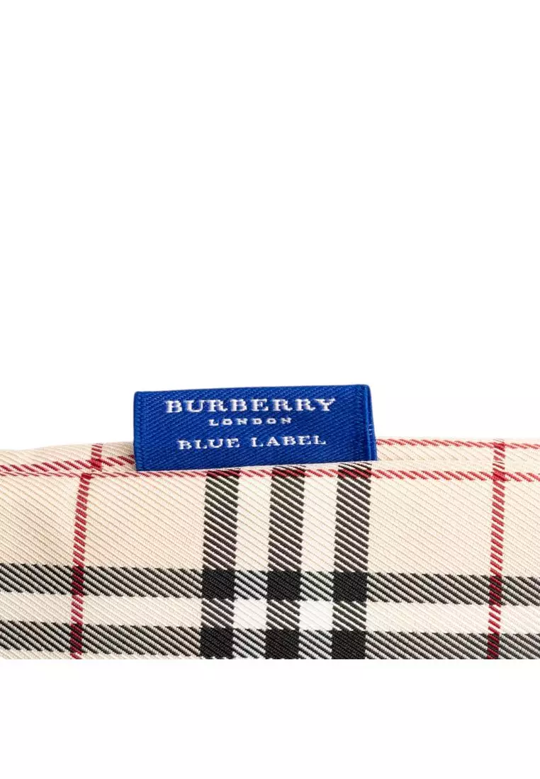 Pre-Loved Burberry House Check Canvas Tote