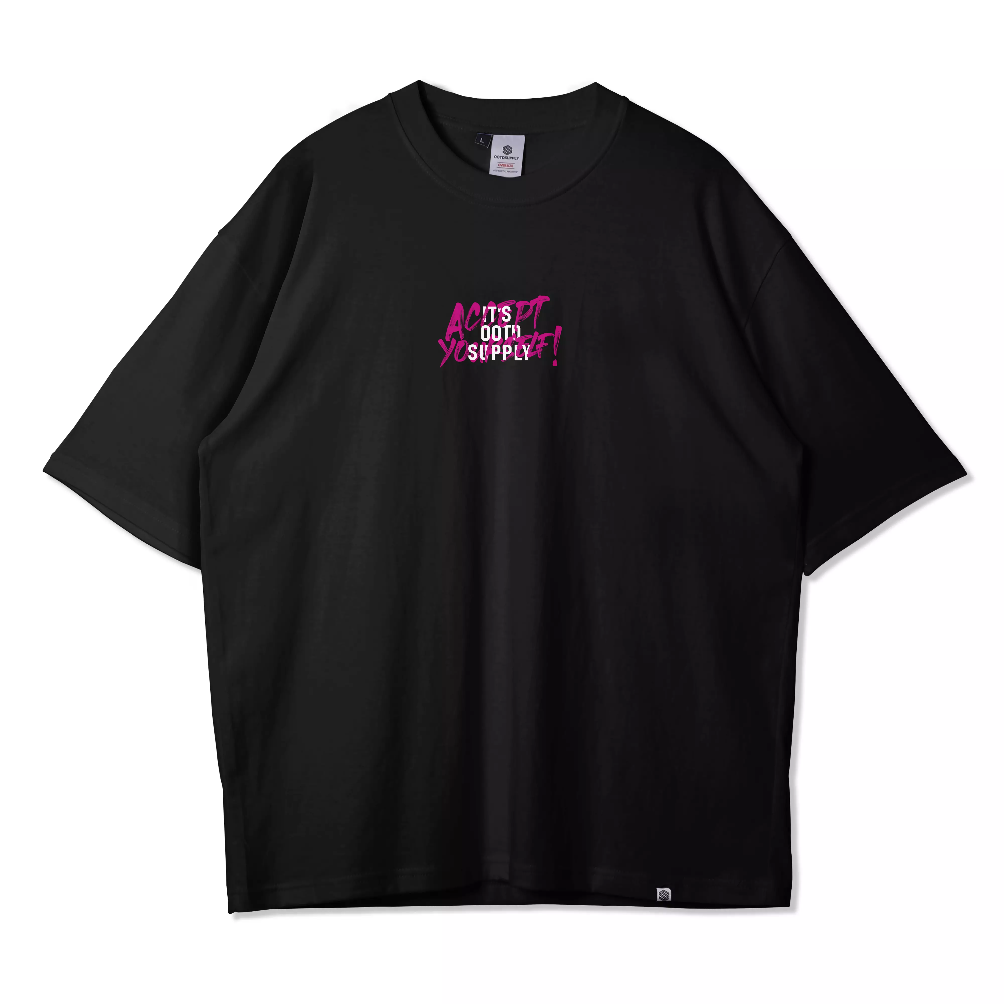 OOTDSUPPLY Oversized Tshirt Accept I Oversize Pria & Wanita