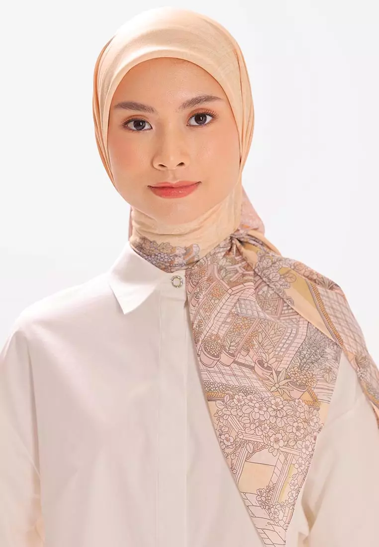 Ria Miranda Soft Yellow Gaelle Scarf