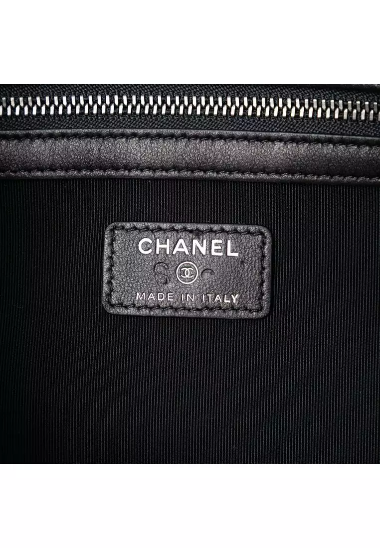 Pre-Loved Chanel Medium Canvas La Pausa Zip O Case Clutch