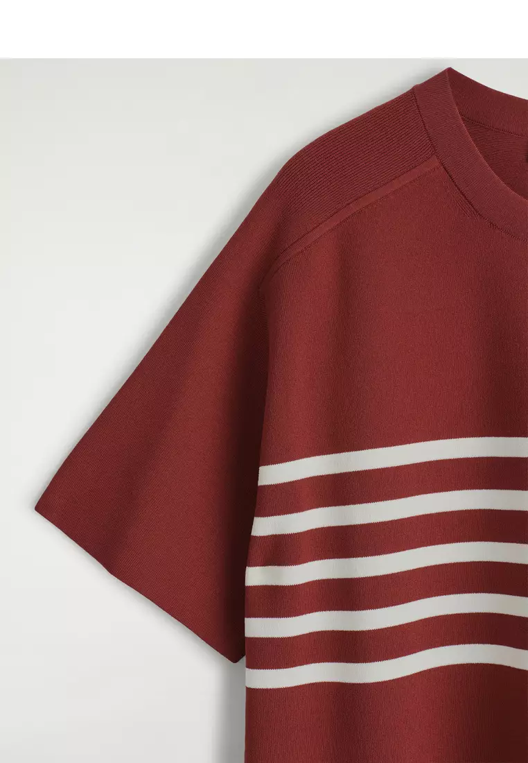 KNITTED T-SHIRT DRESS